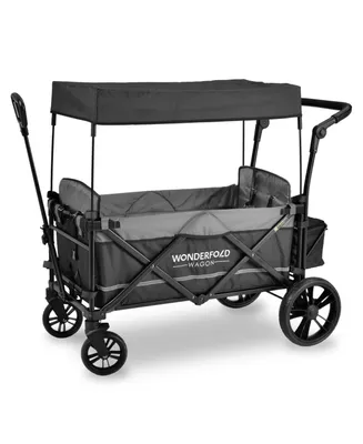 Wonderfold Wagon X2 Push and Pull Double Stroller Wagon