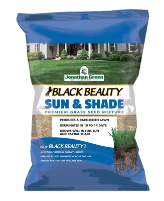 Jonathan Green Black Beauty Sun & Shade Grass Seed Mixture, 25lb bag