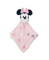 Lambs & Ivy Disney Baby Minnie Mouse Stars Pink Lovey/Security Blanket