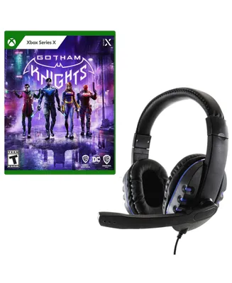 Gotham Knight Game with Universal Headset for Xbox Series X