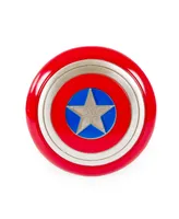 Marvel Studios Captain America 4-Inch Shield Prop Replica | Action Figure Statue, Desk Toy Accessories, Home Office Decor | The Avengers Infinity Saga