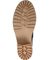 Journee Signature Women's Malle Lace Up Lug Sole Combat Booties