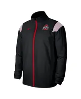 Men's Nike Black Ohio State Buckeyes Woven Full-Zip Jacket