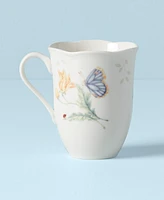 Lenox Butterfly Meadow 12 Oz. Floral Porcelain Mug