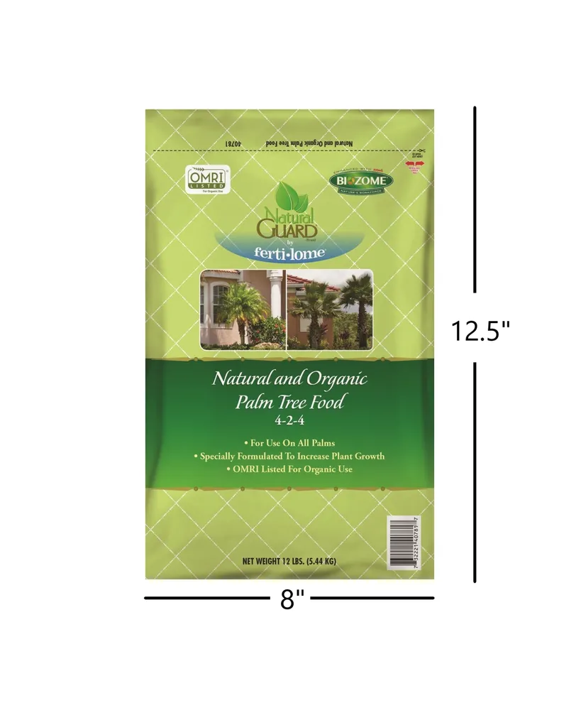Fertilome Natural Guard Natural Palm Tree Food 4-2-4, 12lbs