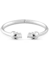 Philipp Plein Stainless Steel 3D $kull Cuff Bracelet