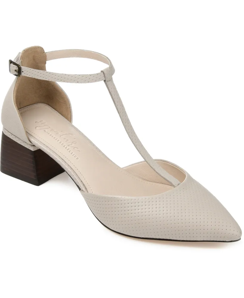 Journee Signature Women's Cameela T-Strap Heel