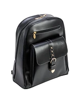 McKlein Madison Leather Business Laptop Tablet Backpack