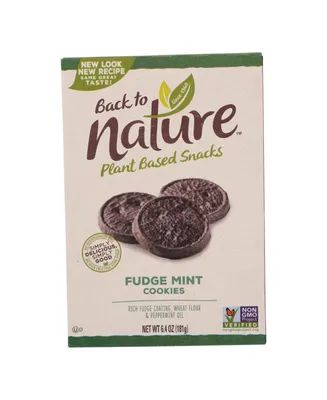 Back To Nature Cookies - Fudge Mint - Case of 6