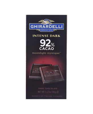 Ghirardelli 92% Cacao Moonlight Mystique Intense Dark Chocolate - Case of 12