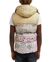 Reason Men's Paisley Puffer Vest