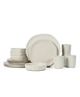 Stone by Mercer Project Hekonda Stoneware 16 Pc. Dinnerware Set