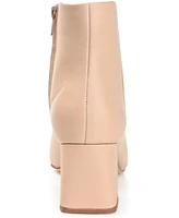 Journee Signature Women's Tabbie Pointed Toe Block Heel Dress Booties