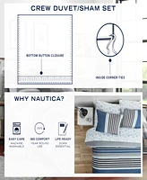 Nautica Rendon Reversible 2-Piece Duvet Cover Set, Twin