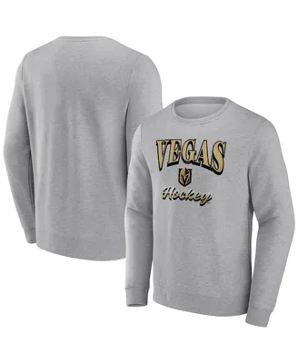 Men's Fanatics Heather Gray Vegas Golden Knights Special Edition 2.0 Pullover Sweatshirt