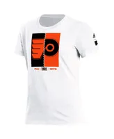 Women's adidas White Philadelphia Flyers Reverse Retro 2.0 Playmaker T-shirt