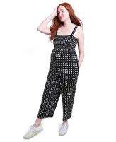 Ingrid + Isabel Maternity Smocked Bodice Jumpsuit