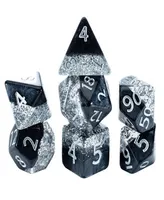 Gatekeeper Games Halfsies Dice Sparkle Edition 7 Piece Dice Set