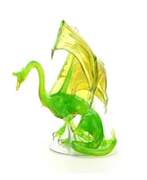 WizKids Games Dungeons Dragons Icons of the Realms Adult Emerald Dragon Premium Figure