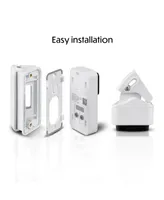 Wasserstein Horizontal Adjustable Angle Mount and Wall Plate Compatible with Wyze Video Doorbell - 35° to 55° Adjustment