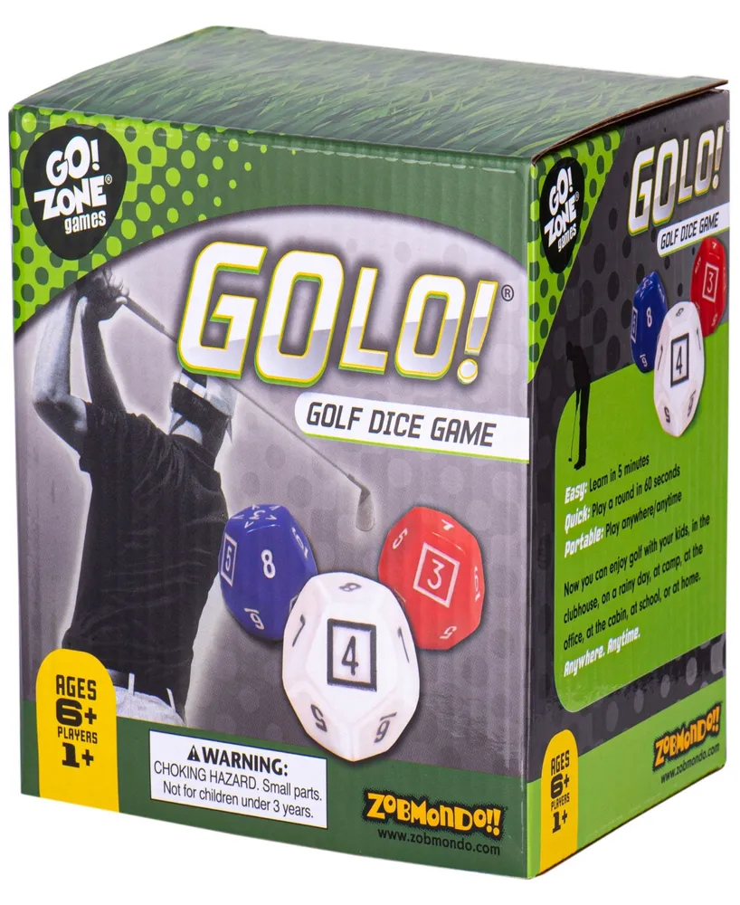 Zobmondo Golo Golf Dice Game Award Winning Fun Game for Home or Travel