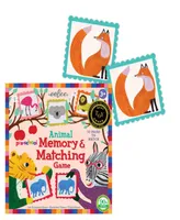 Eeboo Pre-School Animal Memory and Matching Game