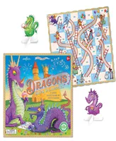 Eeboo Dragons Slips Ladders Board Game