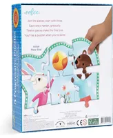 Eeboo Ready to Grow Together Time Progressive 31 Piece Puzzle Set