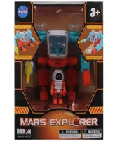 Space Adventure Series Nasa Mars Mission Mars Explorer 7 Piece Playset with Lights Astronaut Space Adventure Series