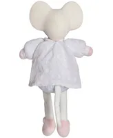 Meiya Alvin Tikiri Toys Meiya the Mouse Soft Fabric Bodied Doll with Rubber Head Toy, Great for Teething