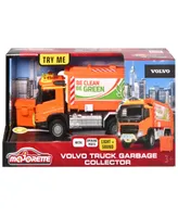 Majorette Volvo Truck Garbage Collector Die-Cast Light Sound Vehicle