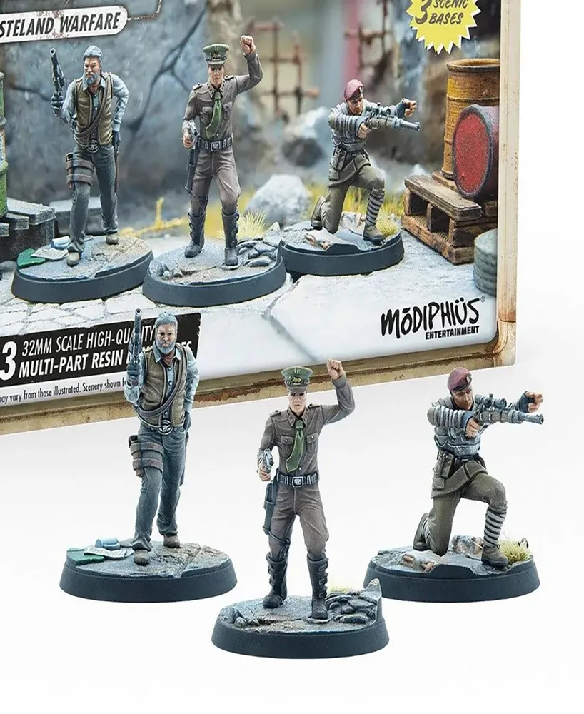 Modiphius Fallout Wasteland Warfare Ncr Top Brass Role Playing Game 3 Figure Set