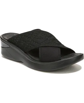 BZees Premium Sundance Washable Slide Wedge Sandals