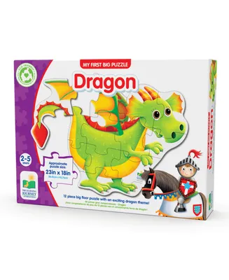The Learning Journey My First Big Floor Dragon 12 Pieces Puzzle Set