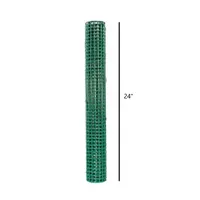 Origin Point GZL272405 1/2 Mesh Vinyl Coated Hardware Cloth, 24 x 5', Green