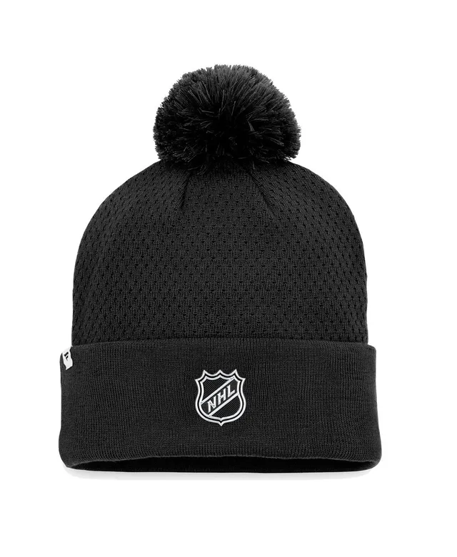 Fanatics Men's Branded Black Las Vegas Raiders Iconic Gradient Cuffed Knit  Hat with Pom