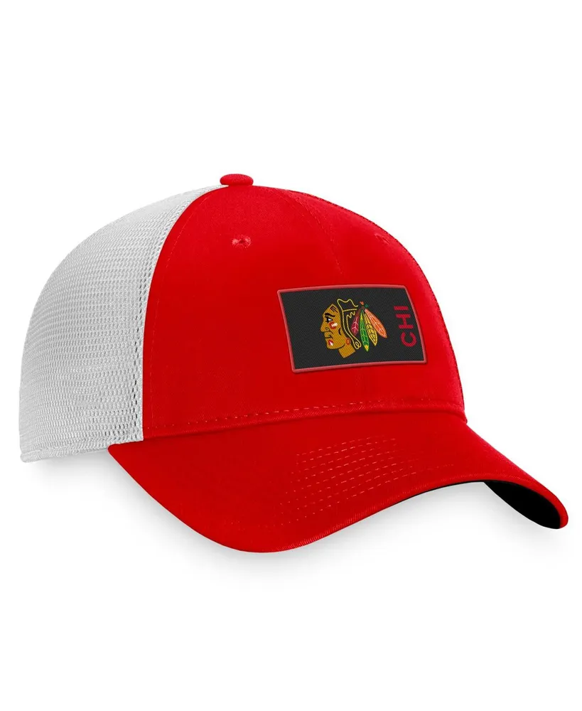 Men's Fanatics Red Chicago Blackhawks Authentic Pro Rink Trucker Snapback Hat
