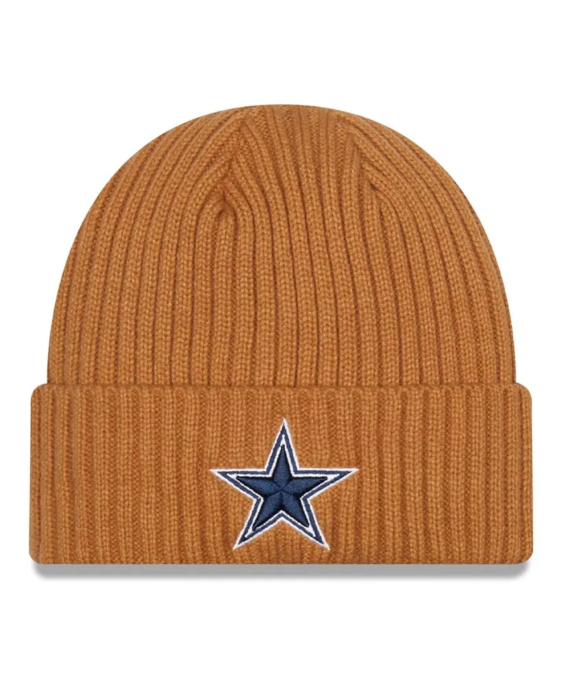 New Era Men's Dallas Cowboys Fresh Stripe Black Knit Beanie