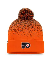 Men's Fanatics Orange Philadelphia Flyers Iconic Gradient Cuffed Knit Hat with Pom