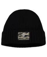 Men's adidas Black Arizona State Sun Devils Military-Inspired Appreciation Cuffed Knit Hat