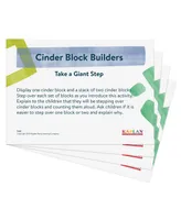 Kaplan Early Learning Foam Cinder Block Builders - Set of 20