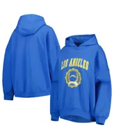 Women's Tommy Hilfiger Powder Blue Los Angeles Chargers Becca Drop Shoulder Pullover Hoodie