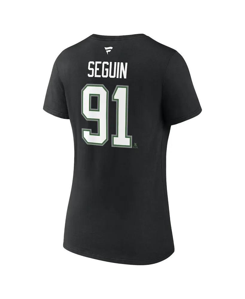 Women's Fanatics Tyler Seguin Black Dallas Stars Special Edition 2.0 Name and Number V-Neck T-shirt