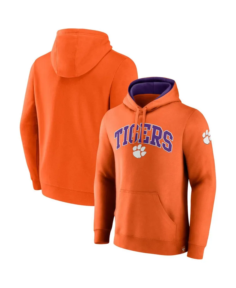 Clemson Ring Crest Vest in Light Grey Heather