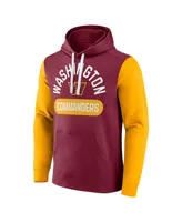 Men's Fanatics Burgundy Washington Commanders Extra Point Pullover Hoodie