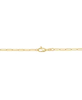 Effy Diamond Baguette & Round Cluster Pendant Necklace (3/8 ct. t.w.) in 14k Gold, 16-3/4" + 1-1/4" extender