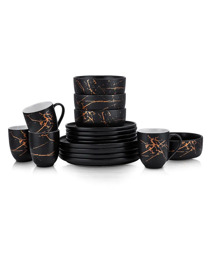 Stone Lain Zora 16 Pc. Dinnerware Set, Service For 4