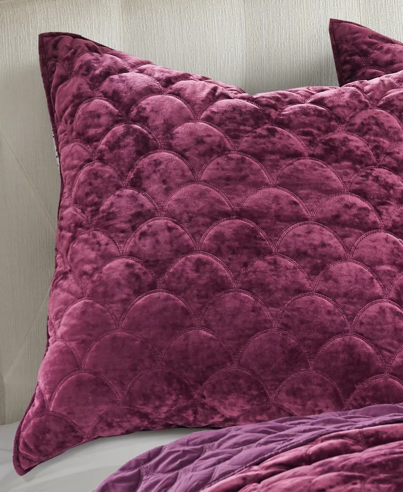 Levtex Empire Velvet Plum Sham, European