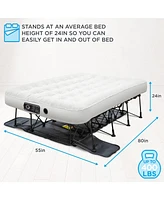 Ivation Ez-Bed, Full Size Portable Air Mattress with Built In Pump