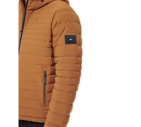 Tommy Hilfiger Men's Stretch Quilted Hooded Jacket
